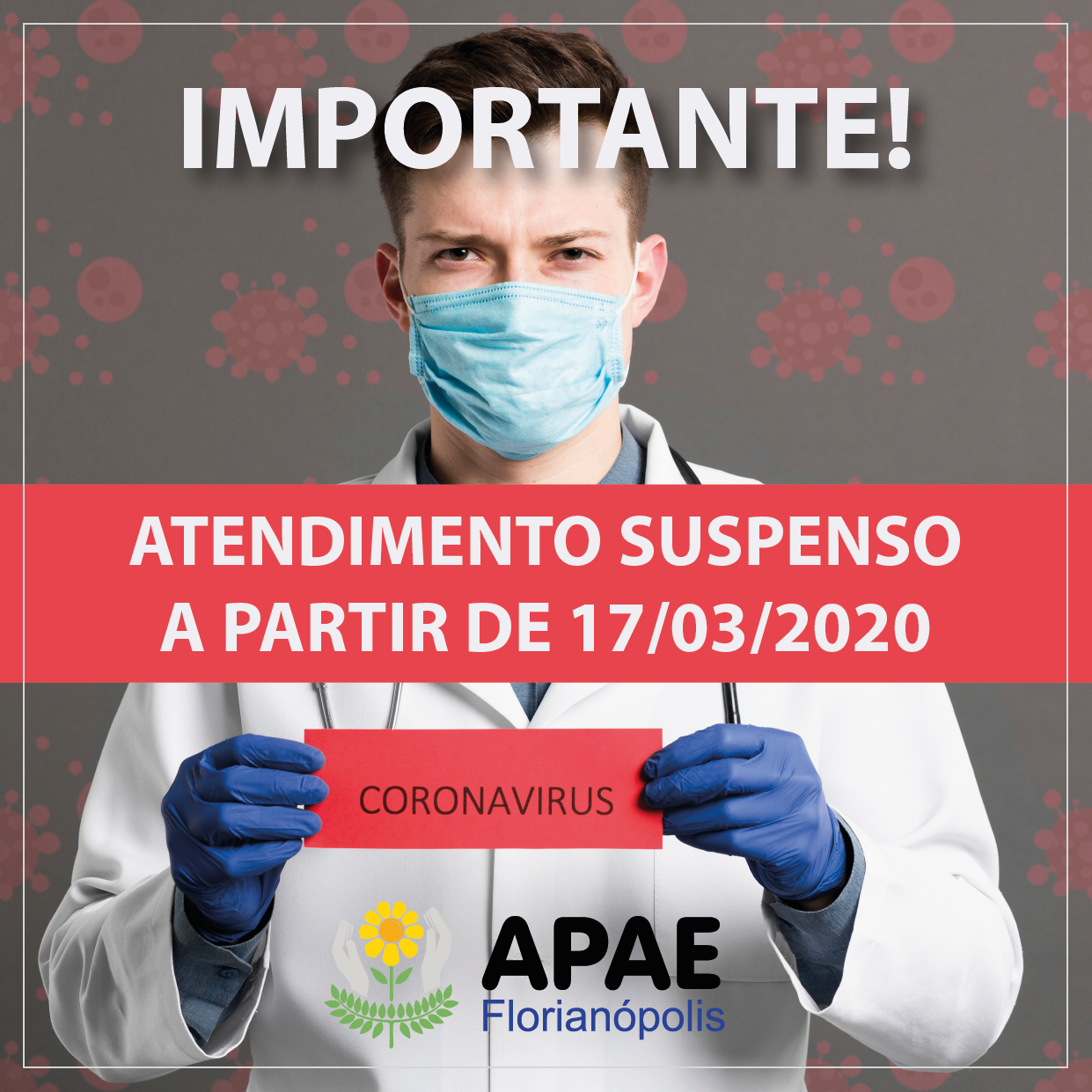 APAE Florianópolis supende atividades temporariamente